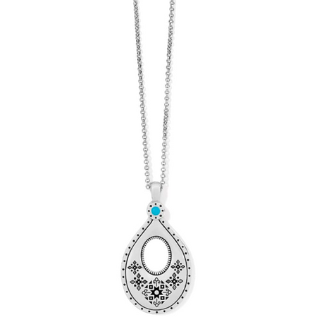 Mama Necklace - Silver Crystal