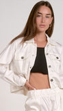 Crop Button Jacket