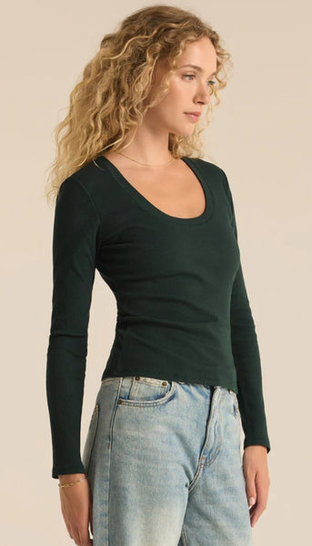 Sirena Rib Long Sleeve Tee