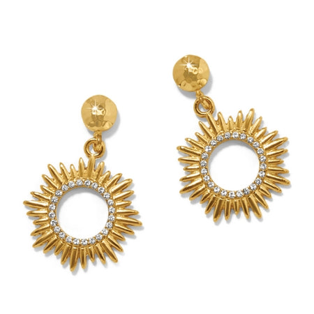 Meridian Geo Round Mini Post Drop Earrings