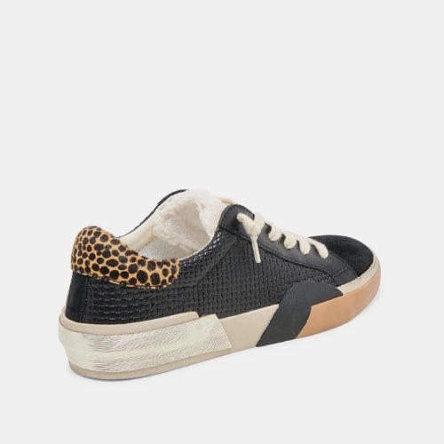 Zina Plush-Sneaker - Zina2 - Black Multi Woven