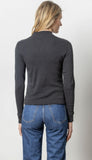 Zip Front Mock Neck