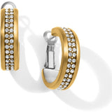 Meridian 2 Tone Hoop Earrings