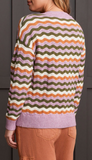 V Neck Drop Shoulder Sweater