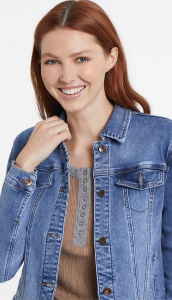 Classic Denim Jacket with Pockets