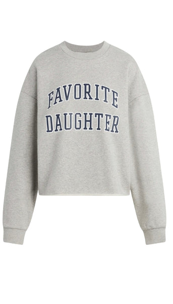 Cropped Collegiate Sweatshirt