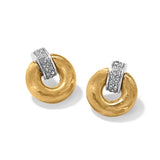 Meridian Geo Round Mini Post Drop Earrings