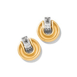 Meridian Geo Round Mini Post Drop Earrings