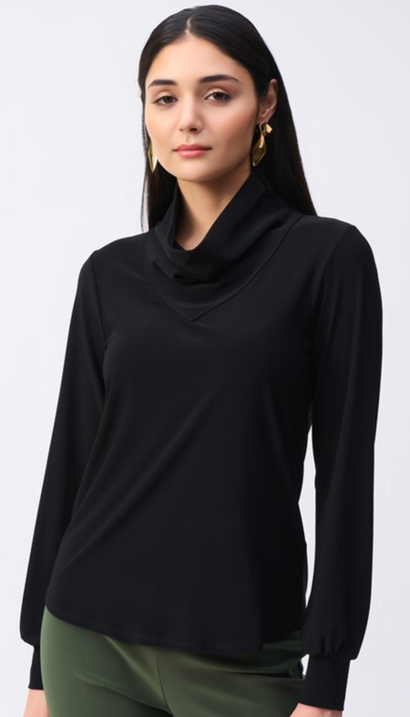 Three Quarter Sleeve Shirred Top