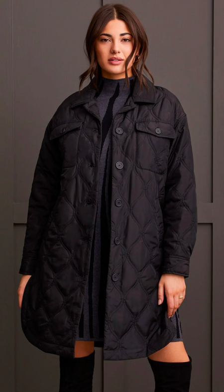 Snap Front Closure Peacoat