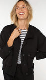 Utility Jacket with Cinch Hem