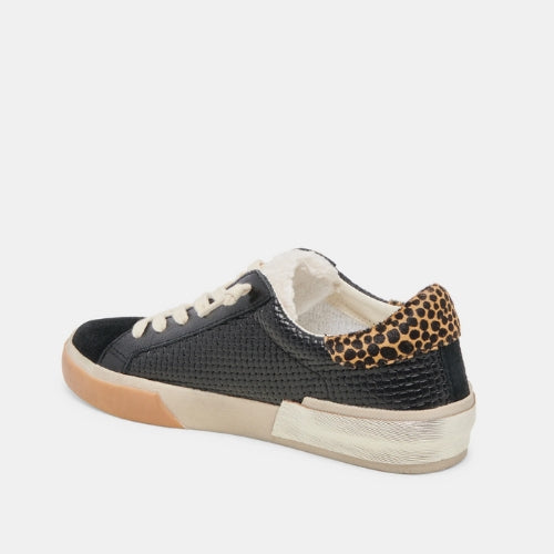 Zina Plush-Sneaker - Zina2 - Black Multi Woven