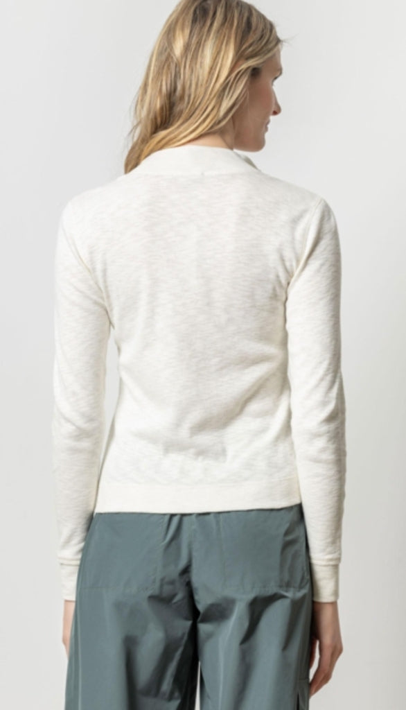 Zip Front Mock Neck