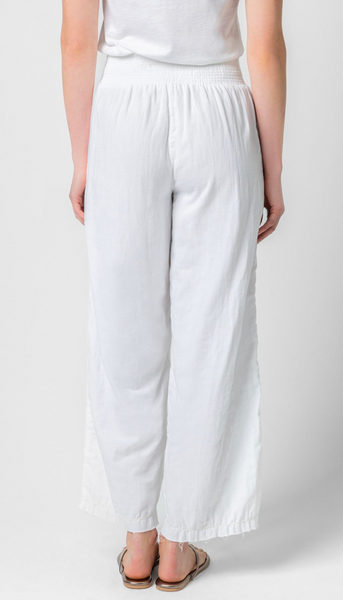 Smocked Waist Full Leg Pant