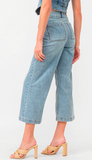 Audrey Wide Leg - Shelby Chambray