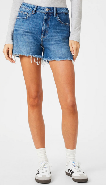 Heidi High Rise Relaxed Short - MB Recycled Blue