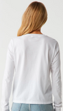 Clarissa Long Sleeve Tee - White