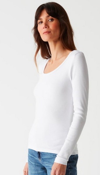 Emilia Scoop Neck Tee