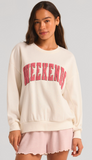 Oversized Weekends Sweatshirt