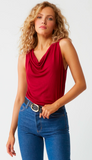 Jeanette Cowl Neck Tank