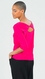 Back Twist Scoop Top