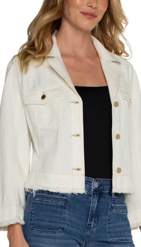 Crop Button Jacket