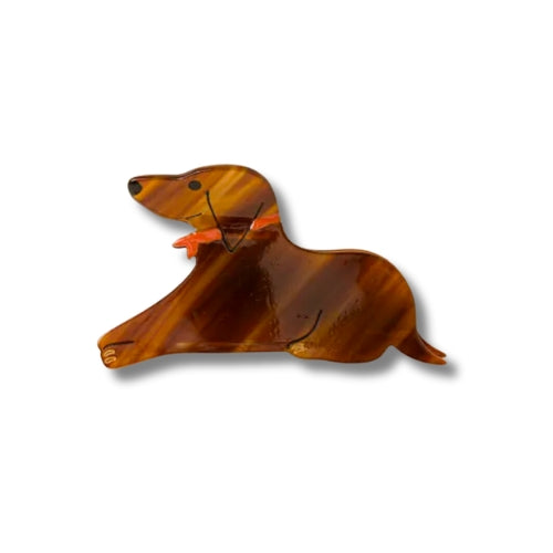 Hair Clip-Dachshund Dog