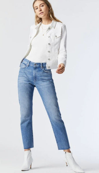 Samantha Denim Jacket - White