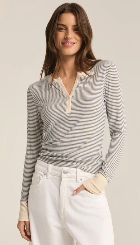 Long Sleeve Boat Neck Knit Top