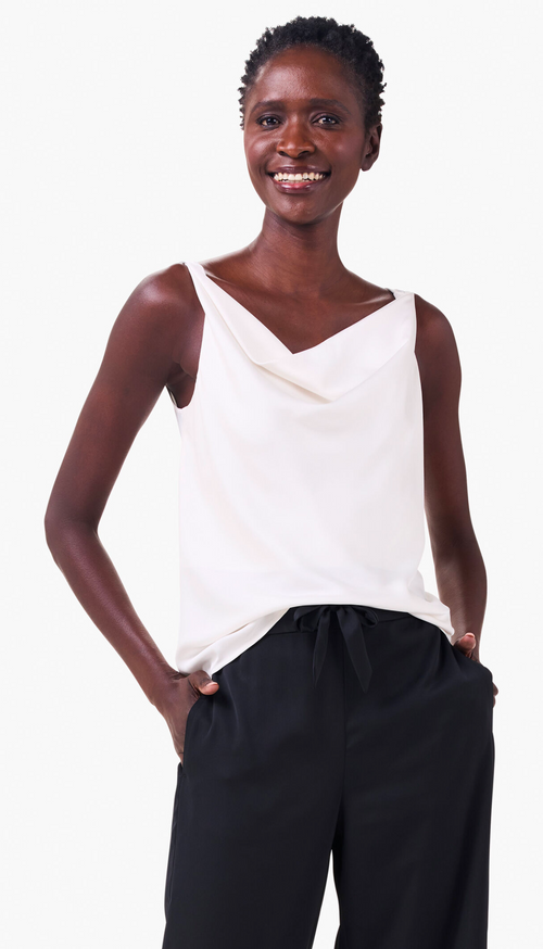 Crepe Drape Tank