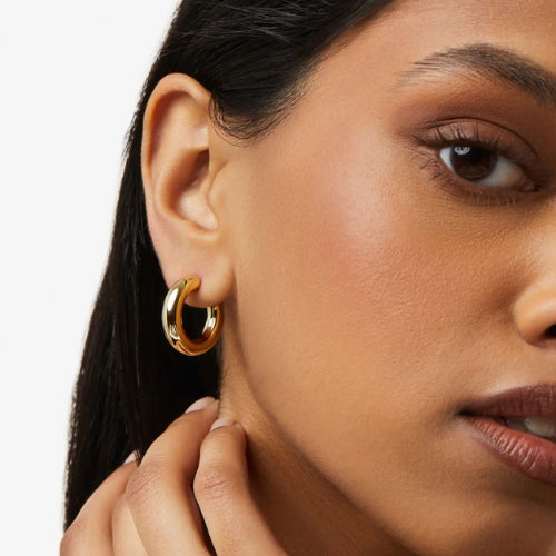 Small Gold Hoop Earrings