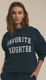 Cropped Collegiate Sweatshirt