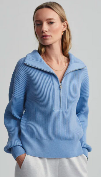 Janie Half Zip Knit