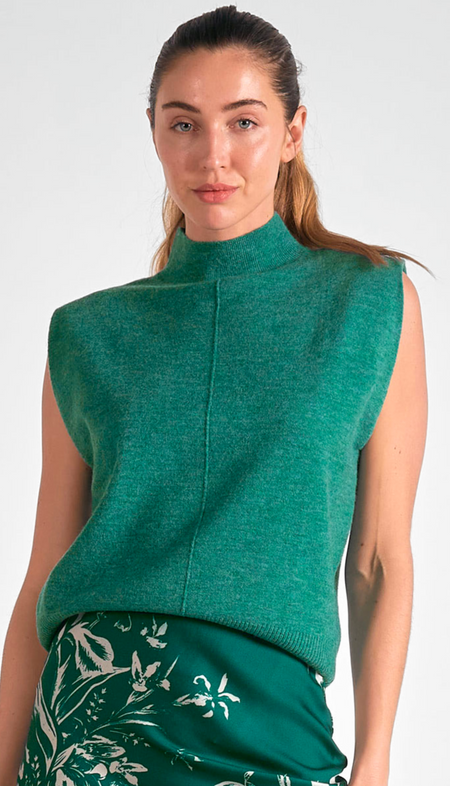 Two Tone Ottoman Turtleneck Tunic