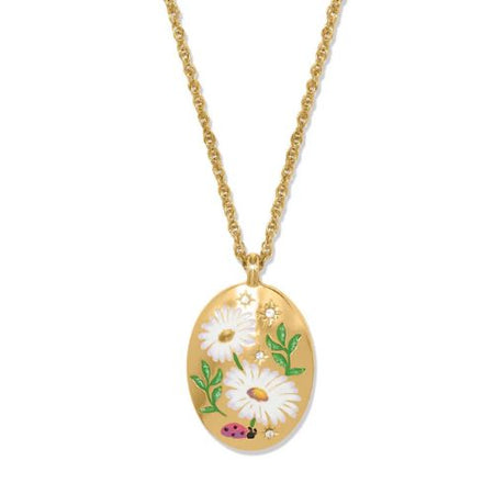 Enchanting Flower Gold Necklace