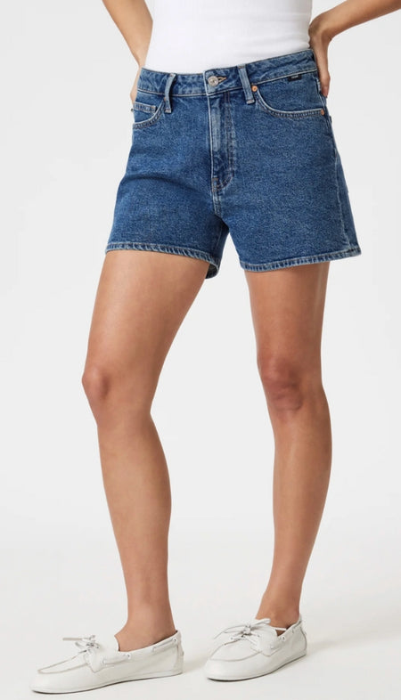 Heidi High Rise Relaxed Short - Off White