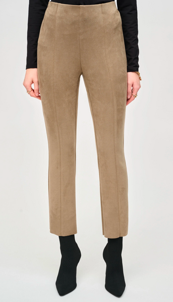 Scuba Suede Flared Pants