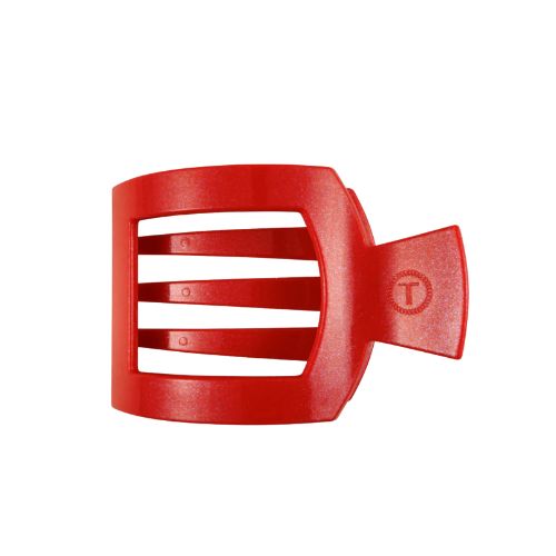 Medium Flat Square Clip-Rudolph Red