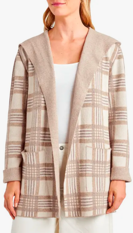 Sweater Cardigan with Patch Pockets