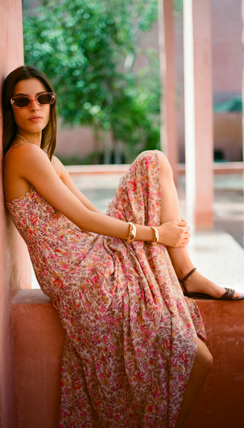 Balos Lima Floral Midi Dress