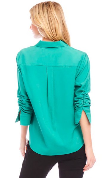 Ruched Sleeve Shirt