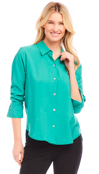 Ruched Sleeve Shirt