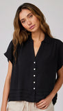 Cap Sleeve Button Down