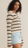 Kit Stripe Crochet Sweater