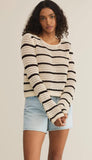 Kit Stripe Crochet Sweater