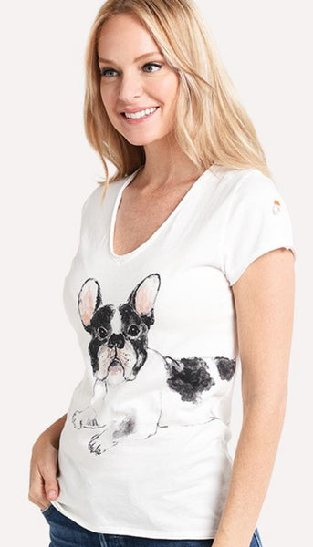 B&W Bulldog T-Shirt