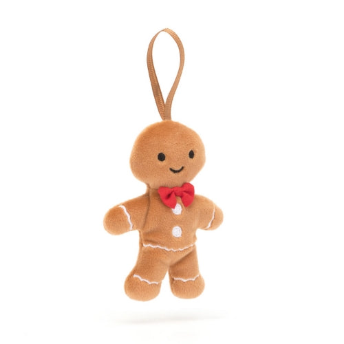 Festive folly gingerbread fred Ornament