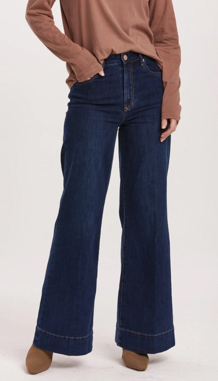 Pull On Flare Ankle Trouser