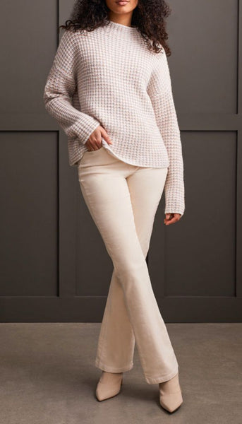 Long Sleeve Funnel Neck Sweater