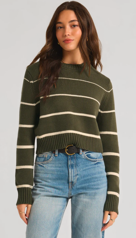 V Neck Drop Shoulder Sweater